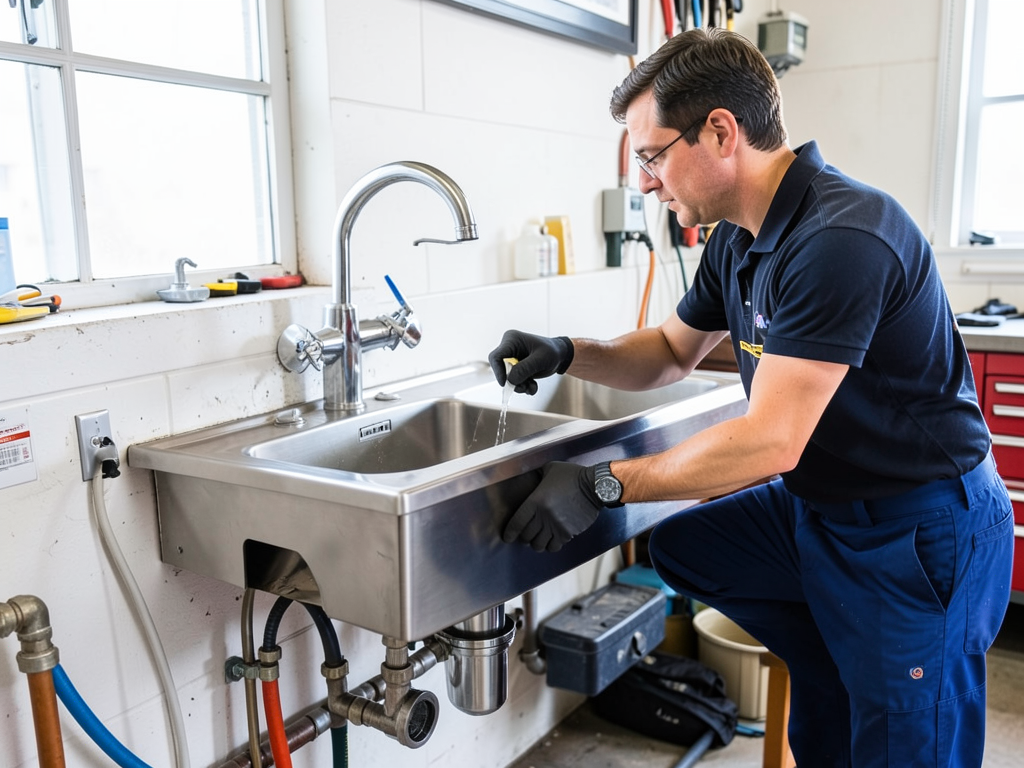Adding a utility sink to your robla garage or work