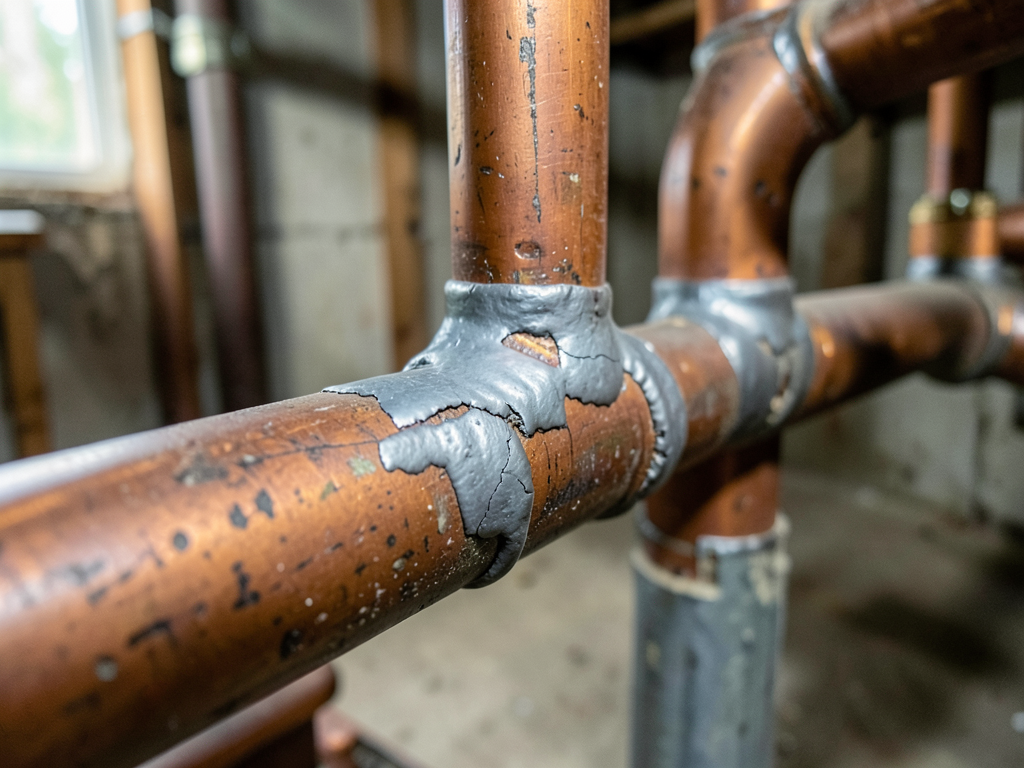 Checking for Lead Solder in the Copper Pipes of Your Older Land Park Home