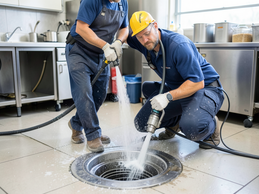 Handling clogged floor drains in your executive ai