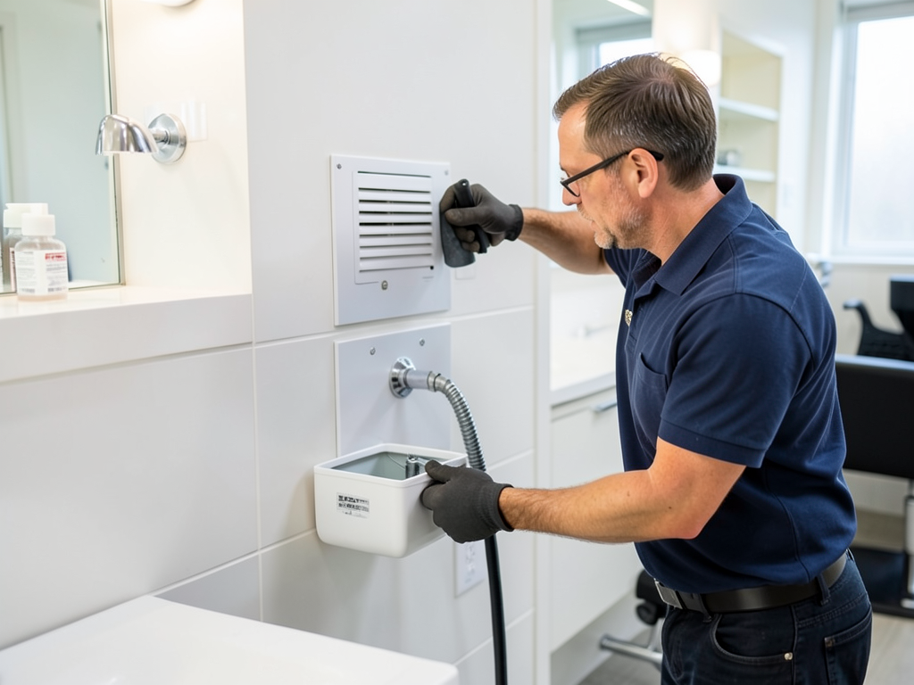 Specialized plumbing requirements for new hair sal
